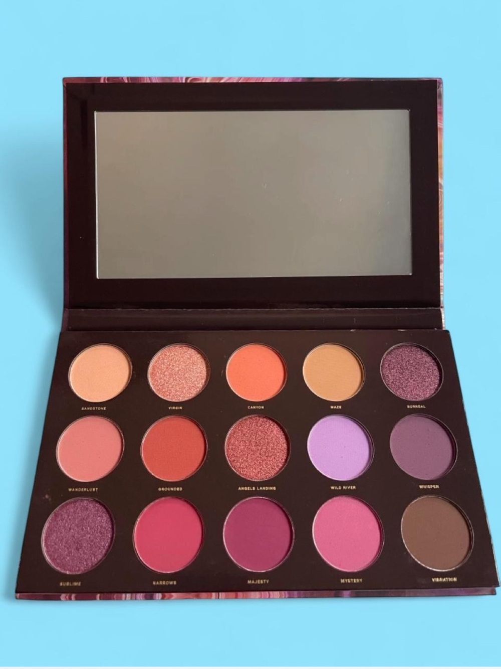 Zion Rootswear Pink, Purple & Coral Eyeshadow Palette